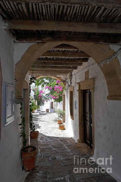 Paul Boizot - Chora covered passageway, Patmos