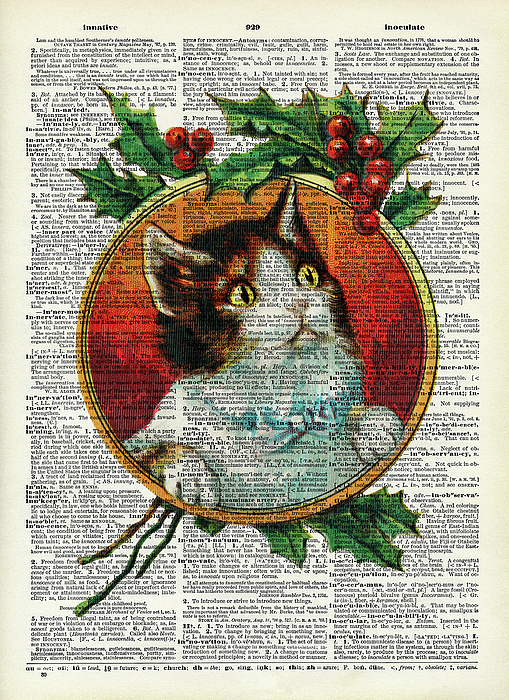 What the Cat Dragged In cross stitch pattern