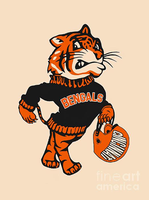 Aliexpress New Cincinnati Bengals Retro Mascot Fan Design T-Shirt Graphic T Shirt Quick-drying T-Shirt Tshirts