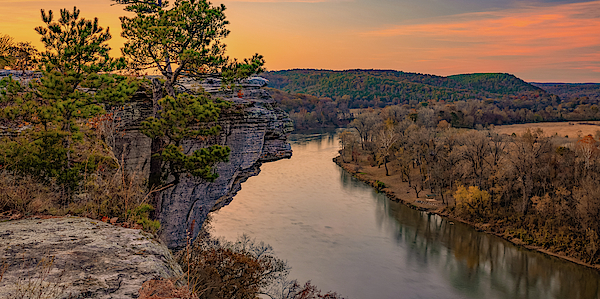 City Rock Bluff And Little Hawksbill Crag Landscape Panorama Photograph