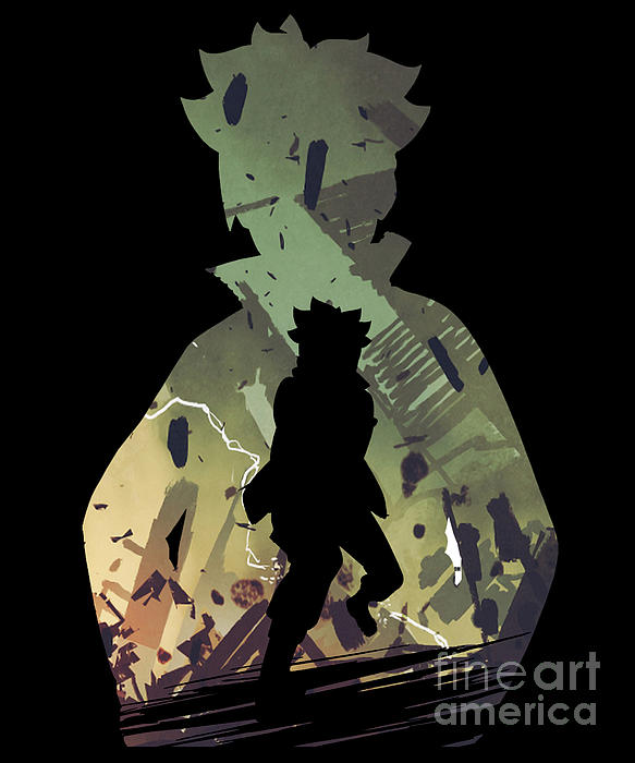 Classic Kakashi Silhouette Naruto Anime Gifts For Fans Poster