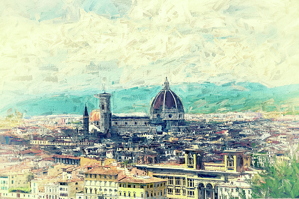 Joseph S Giacalone - Classic Florence Italy - Impressionist
