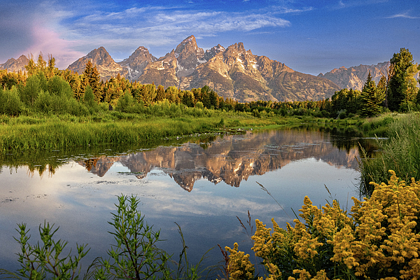 Willem Roldaan - Classic picture of Grand Teton