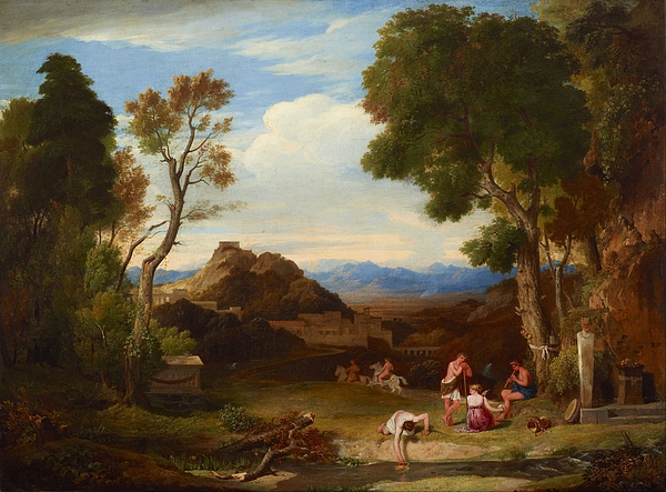 Charles Lock Eastlake - Classical Landscape, from circa 1825-1830