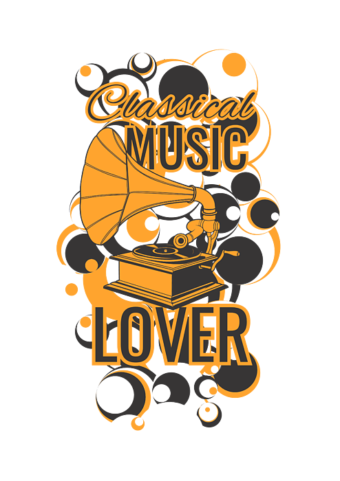 Music lover - logo concept Royalty Free Vector Image