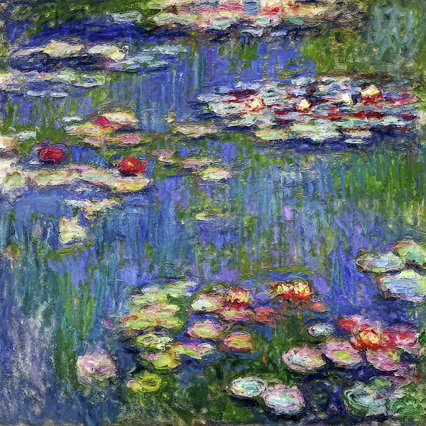 Claude Monet - Water Lilies - Gorgeous Painting Remake Art Version ...