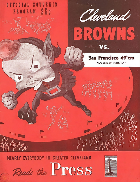 Cleveland Browns Shower Curtain by Joe Hamilton - Fine Art America