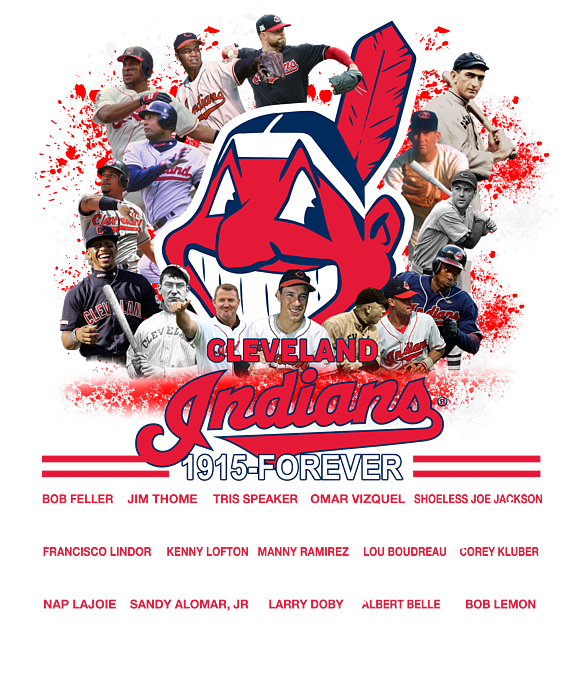 Cleveland Indians 1915 Forever Thank You For The Memories Signature Shirt  Kids T-Shirt by Th - Pixels