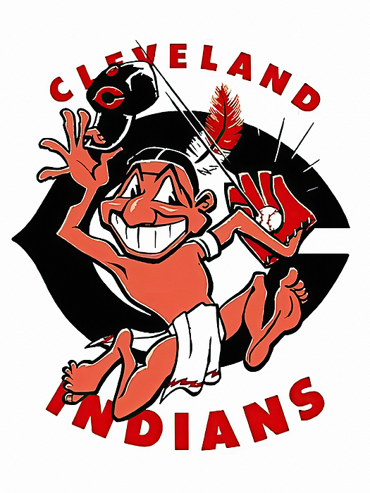 Cleveland Indians 1956 Program T-Shirt by Big 88 Artworks - Fine