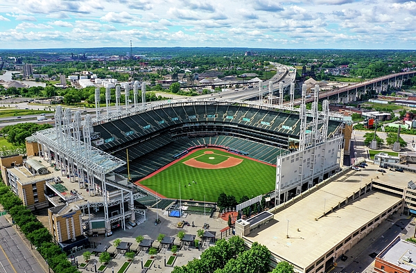 Cleveland Indians at Progressive Field Print - the Stadium Shoppe