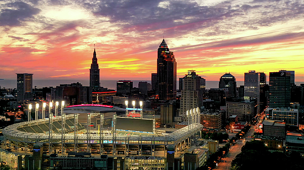 Cleveland Indians Stadium Progressive Field by Linas Muliolis