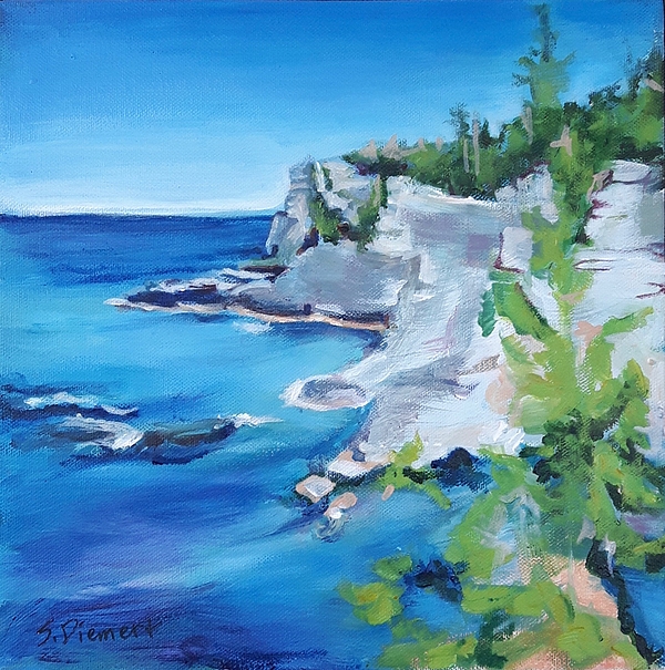 Sheila Diemert - Cliffs of the Grotto inTobermory - 024 of Celebrate Canada 
