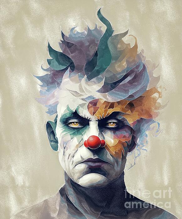Philip Preston - Clown Portrait - A Lifetime Of Fun - 00779-SA2A