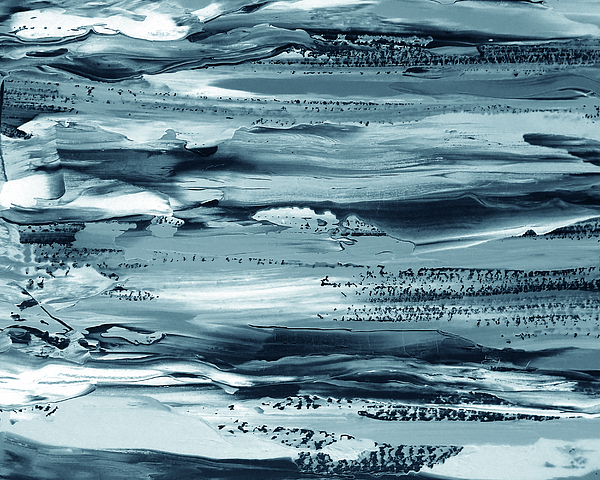 Irina Sztukowski - Coastal Breeze Contemporary Decor Ocean Waves Indigo Blue III