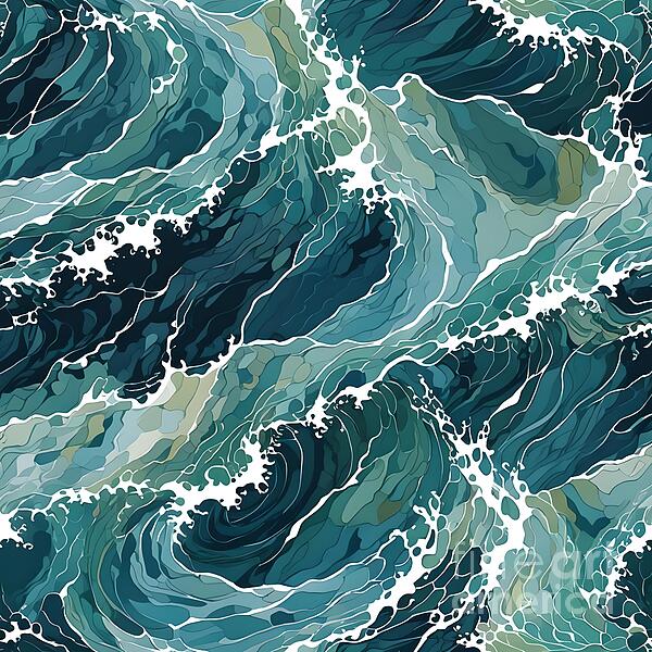 Rachel Hannah - Coastal Waters Abstract