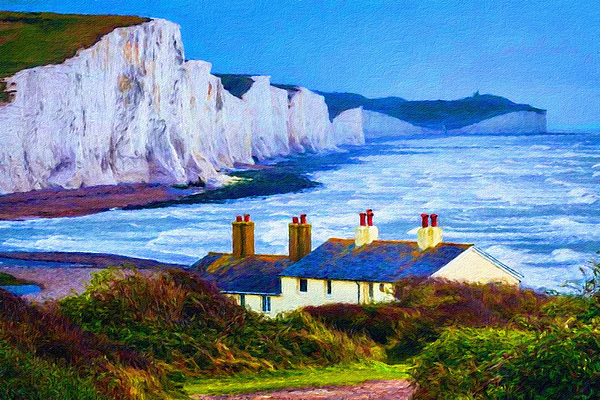 Joe Vella - Coastguard Cottages and Seven Sisters, Seaford, East Sussex, England. 