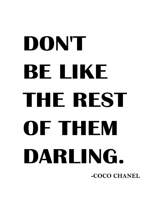 coco chanel words to live by