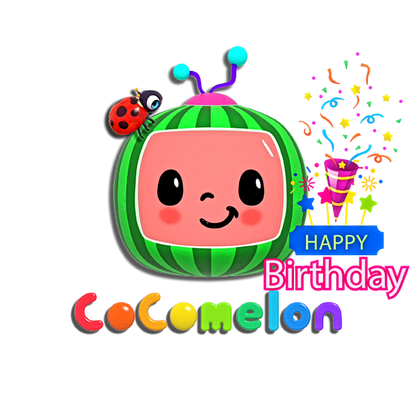 Cocomelon birthday Sticker by Marina Citic - Fine Art America