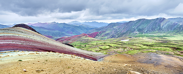 Guido Montanes Castillo - Color mountains. Palcoyo. Peru. Panoramic