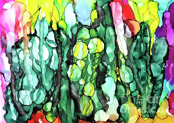 Patricia Kilian - Colorful Abstract Seaweed
