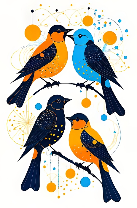 Kimberly Livingston - Colorful Birds 3