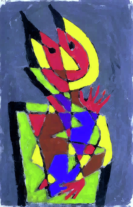 Colorful Devil Figurine Jigsaw Puzzle by Jon Baran - Pixels Puzzles
