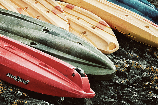 David Street - Colorful Kayaks on the Coast