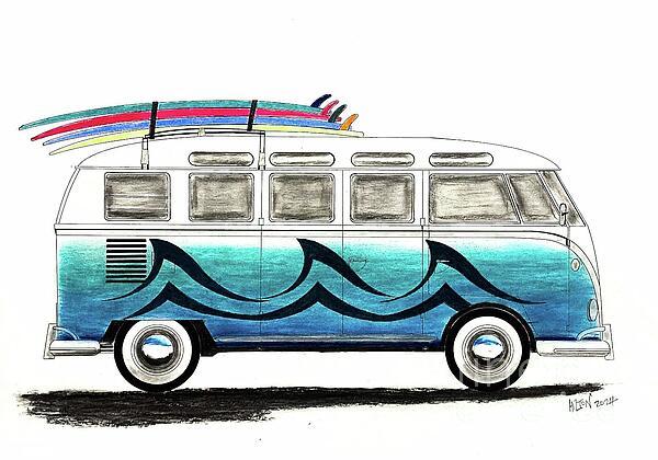 Graham Wallwork - Combi Surfing Van