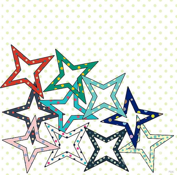 Trendy Stars Stickers