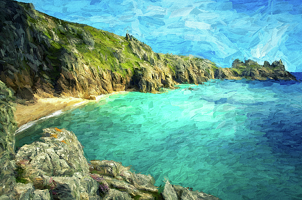 Joseph S Giacalone - Cornwall Coast Majesty - Digital Painting