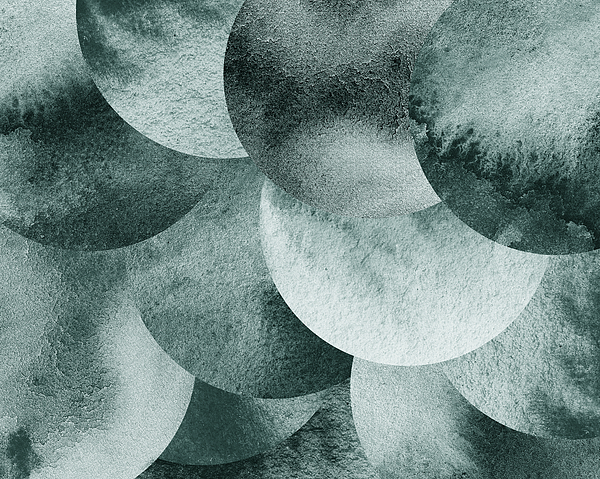 Irina Sztukowski - Cosmos Round Spheres Watercolor Planet Parade Circles X