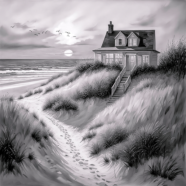 Donna Kennedy - Cottage by the Sea BW