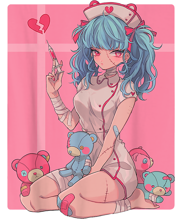 Menhera Nurse kei Adopt Auction ❤OPEN❤ by fabzthecat -- Fur