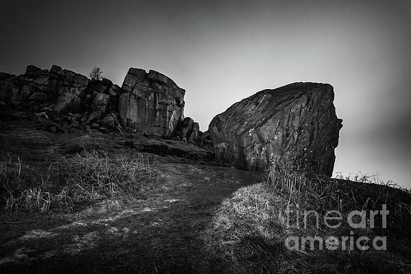 Cow And Calf Rocks In Ilkley Photograph
