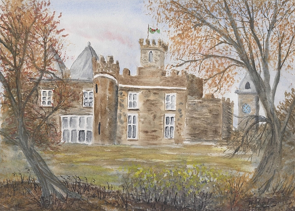 Deborah Pain - Craig y Nos Castle in Watercolour