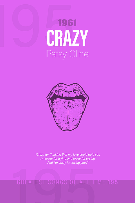 Patsy Cline - Crazy (Lyrics) 