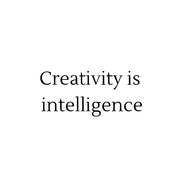 Creativity and Intelligence Art Tote Bag