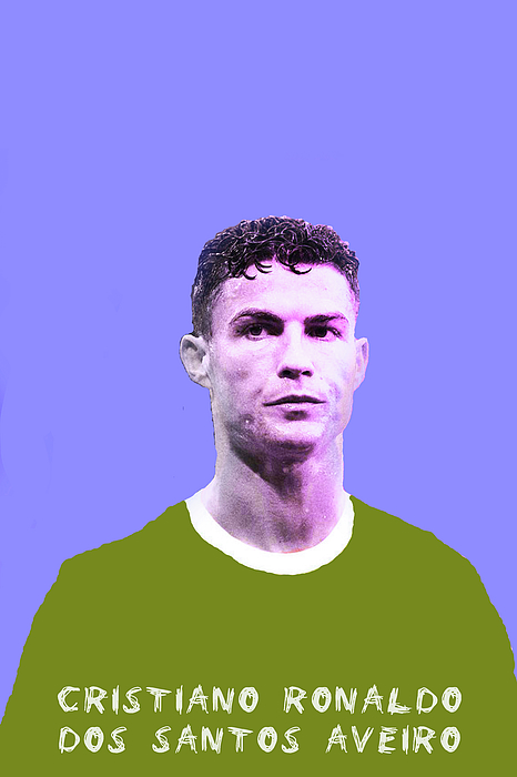 Cristiano Ronaldo Dos Santos Aveiro Poster No 16b T-Shirt by Celestial  Images - Pixels