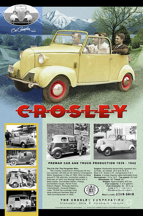 Cunningham Studio - Crosley Prewar History in Yellow