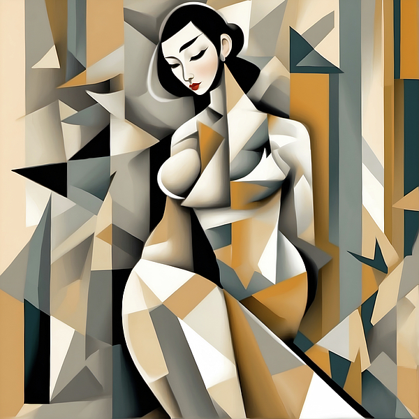 Bernard Jarman - Cubist beauty 2