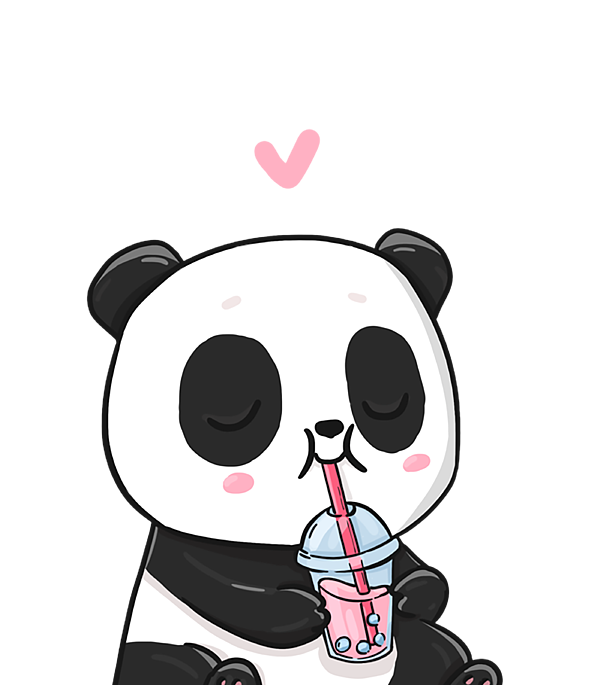 Hand Drawn Cute Fat Cartoon Panda Illustration SVG Eating Milk Breakfast  Cereal Flat Style Silhouette Vector Cut Files for Cricut PNG JPG - Etsy