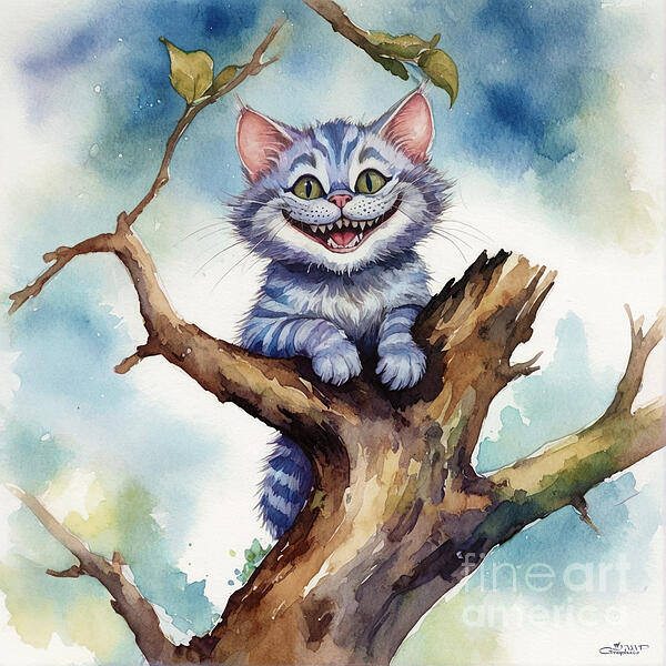 Jutta Maria Pusl - Cute Cheshire Cat