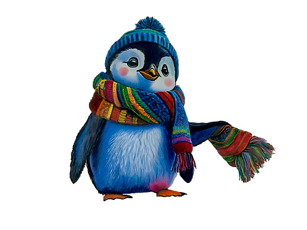Jan Andersen - Cute Cozy Penguin