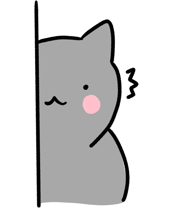 Cute Anime Cat - grey Wallpaper Download | MobCup