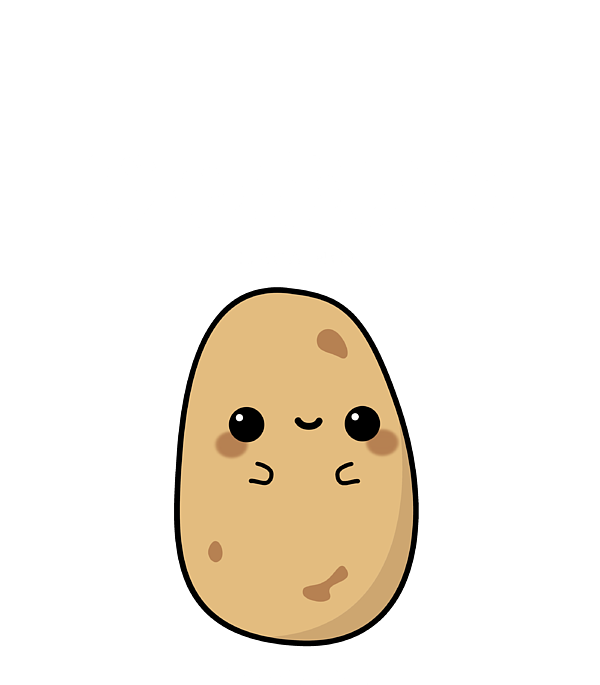 Premium Vector | Potato head cartoon anime angry vector. cartoon character