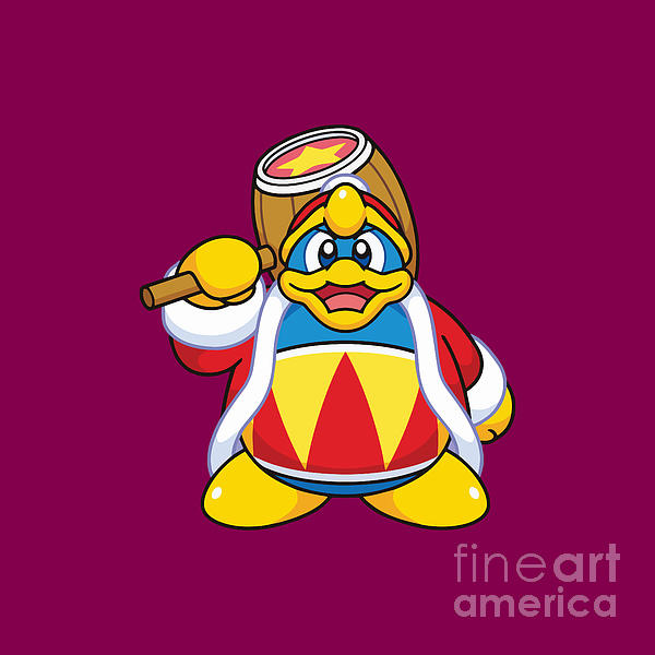 Cute King Dedede Kirbys Dream Land iPhone Case by Eileen T Brewer