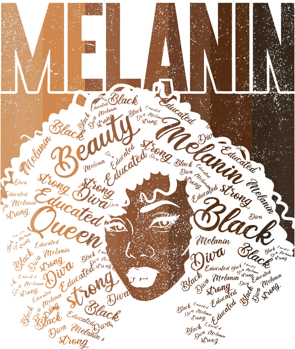 Melanin Girl PNG, Beautiful Afro Girl PNG, Clipart Sublimation