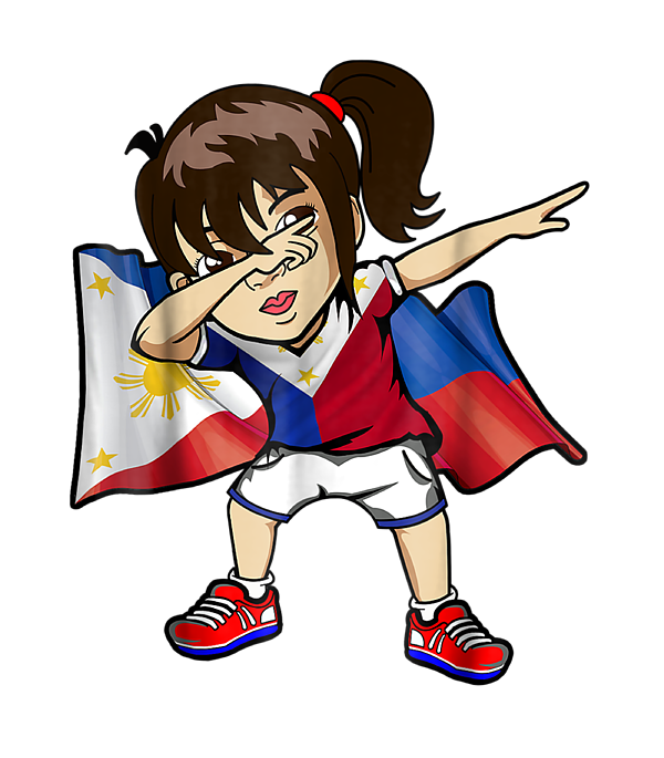 Dabbing Girl Philippine Flag Filipino Meme Jersey Dab Basketball Practice  Cool Awesome Training Gift | Essential T-Shirt