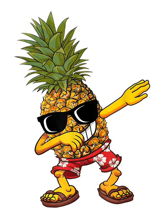 Pineapple Dab Pose Dabbing Hawaiian Surf Ananas Débardeur Vêtements T Shirts Polos Et Chemises 0713