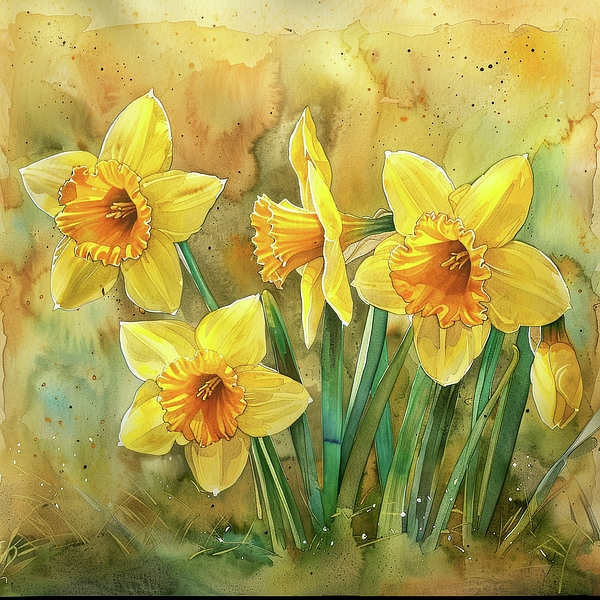 Leslie Reagan - Daffodill Spring Time Is Here 